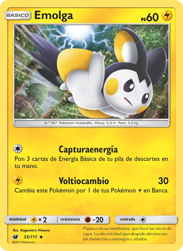 Emolga, Invasión Carmesí Nº 35