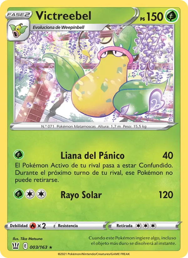 Victreebel, Estilos de Combate Nº 3