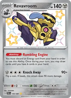 Revavroom, Paldean Fates No. 193 Holo