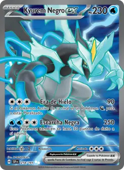 Kyurem Negro ex, Chispas Fulgurantes No. 218 Holo