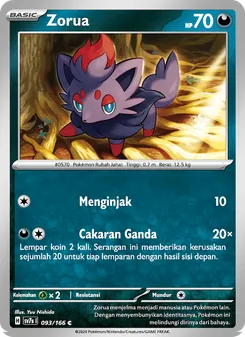 Zorua, Bimbingan Rasi No. 093 Normal