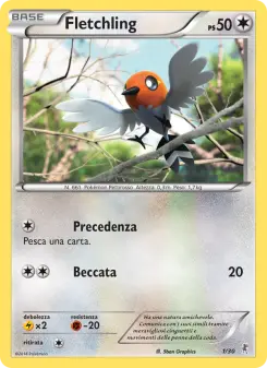 Fletchling, XY trainer Kit (Bisharp) No. 1 Normal