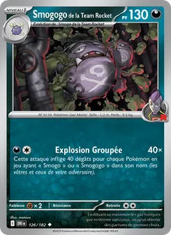 Smogogo de la Team Rocket, Rivalités Destinées Nº 126 Normal