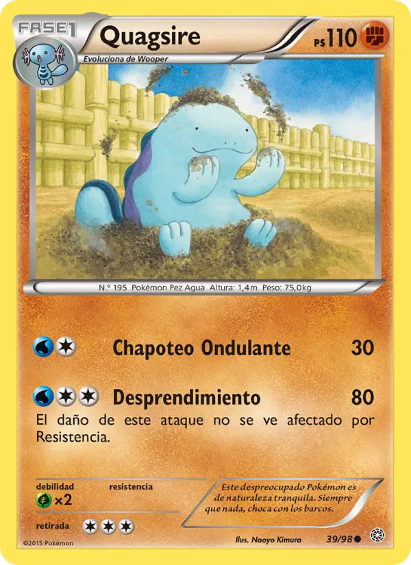 Quagsire, Antiguos Orígenes Nº 39