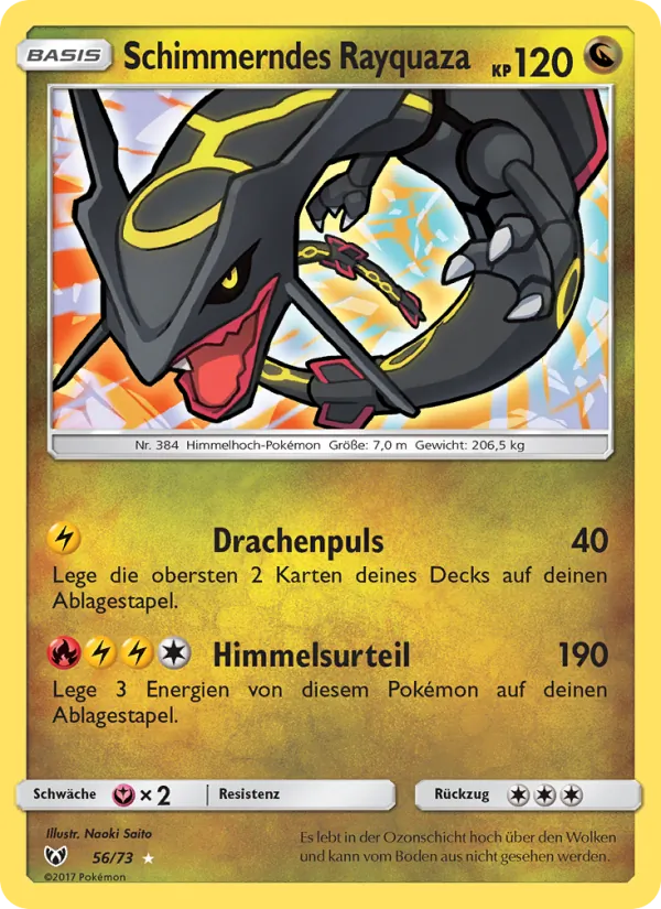Schimmerndes Rayquaza, Schimmernde Legenden Nº 56