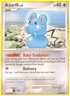Azurill, Diamond & Pearl No. 69 Normal