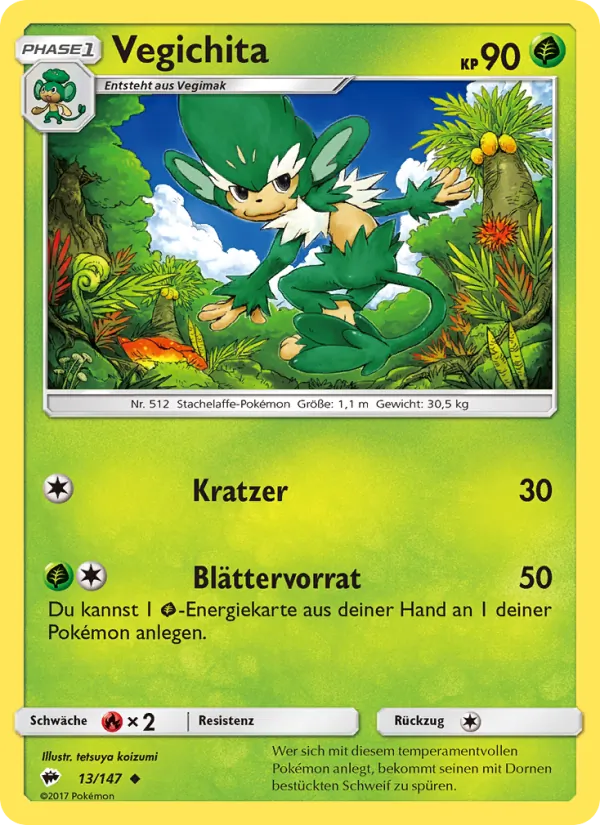 Vegichita, Nacht in Flammen Nº 13