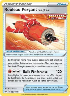 Rouleau Perçant Poing Final, Règne de Glace Nº 154 Normal