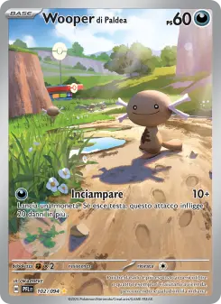 Wooper di Paldea, Flamme Spettrali No. 102 Holo