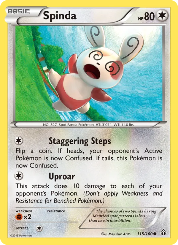 Spinda, Primal Clash Nº 115