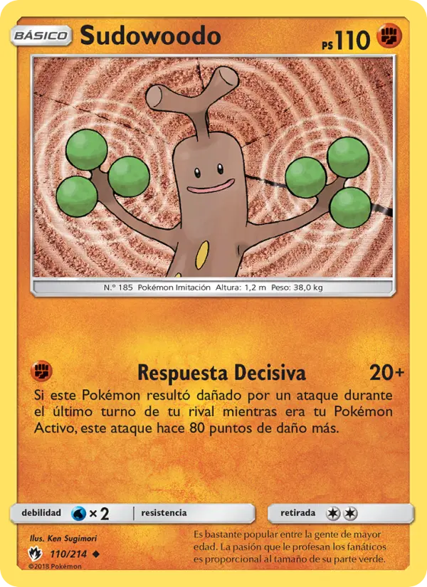 Sudowoodo, Truenos Perdidos Nº 110