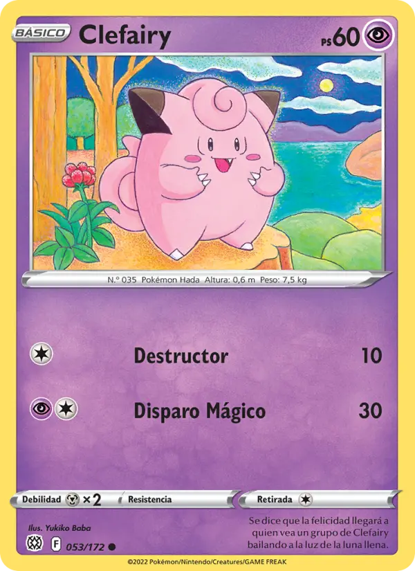 Clefairy, Astros Brillantes No. 053