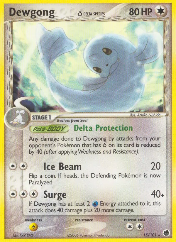 Dewgong δ, Dragon Frontiers Nº 15