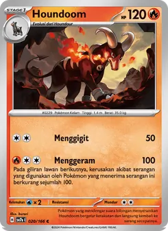 Houndoom, Bimbingan Rasi No. 020 Normal