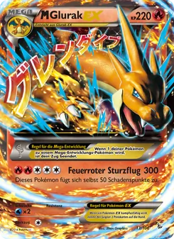 M-Glurak EX, Flammenmeer No. 13 Normal