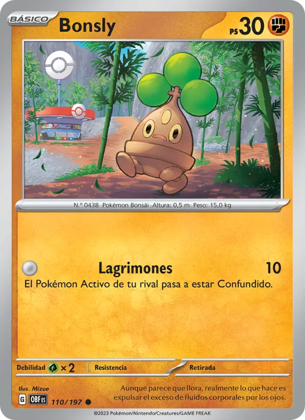 Bonsly, Llamas Obsidianas No. 110