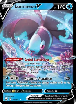 Lumineon V, Astros Brillantes Nº 040 Holo