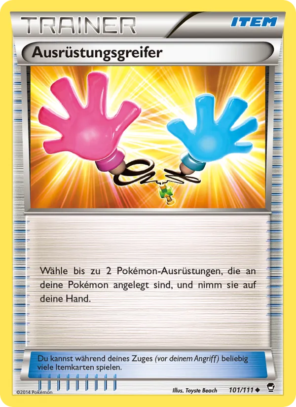 Ausrüstungsgreifer, Fliegende Fäuste No. 101