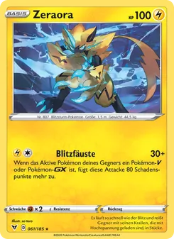 Zeraora, Farbenschock Nº 61 Holo