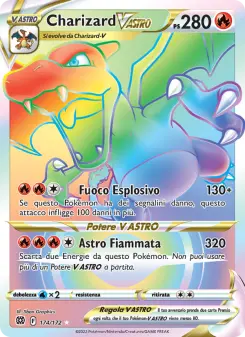 Charizard V ASTRO, Astri Lucenti No. 174 Holo