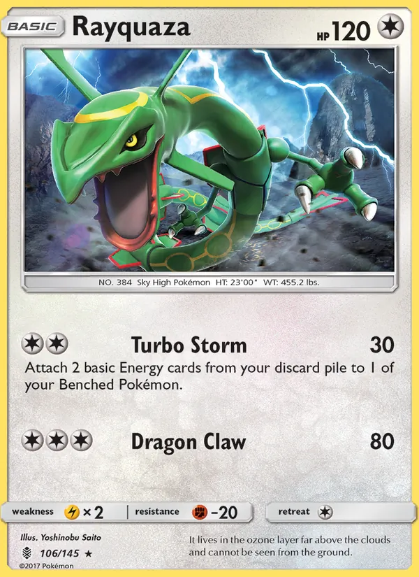 Rayquaza, Guardians Rising No. 106
