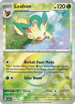 Leafeon, Festival Terastal ex No. 002 Normal