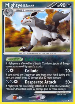 Mightyena, Platinum Nº 54 Normal