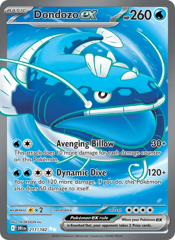 Dondozo ex, Destined Rivals No. 211