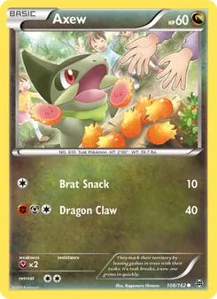 Axew, BREAKthrough No. 108 Normal