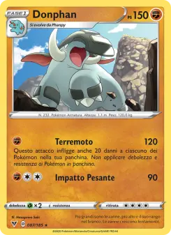 Donphan, Voltaggio Sfolgorante No. 87 Normal