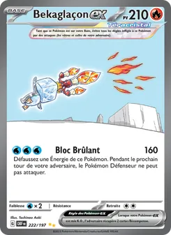 Bekaglaçon-ex, Flammes Obsidiennes No. 222 Holo