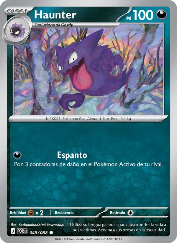 Haunter, Equilibrio Perfecto Nº 049