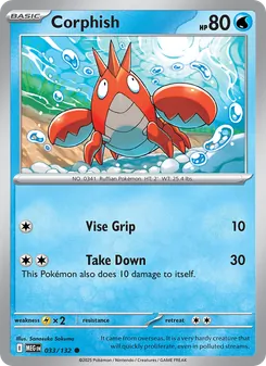 Corphish, Mega Evolution No. 033 Normal