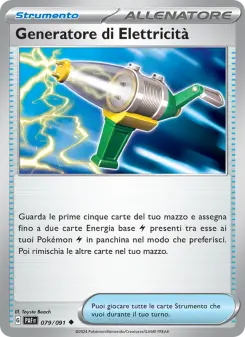 Generatore di Elettricità, Destino di Paldea No. 079 Normal