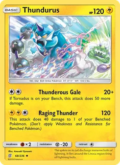 Thundurus, Unified Minds No. 68 Normal