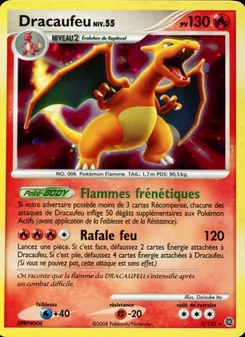 Dracaufeu, Merveilles Secrètes Nº 3 Reverse