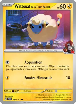 Wattouat de la Team Rocket, Rivalités Destinées No. 072 Normal