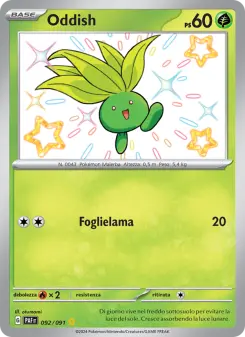 Oddish, Destino di Paldea No. 092 Holo