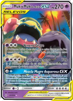 Muk y Muk de Alola GX, Vínculos Indestructibles Nº 61 Normal
