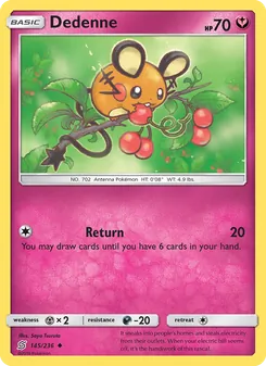 Dedenne, Unified Minds Nº 145 Normal