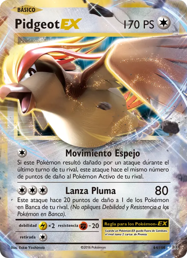 Pidgeot EX, Evoluciones Nº 64