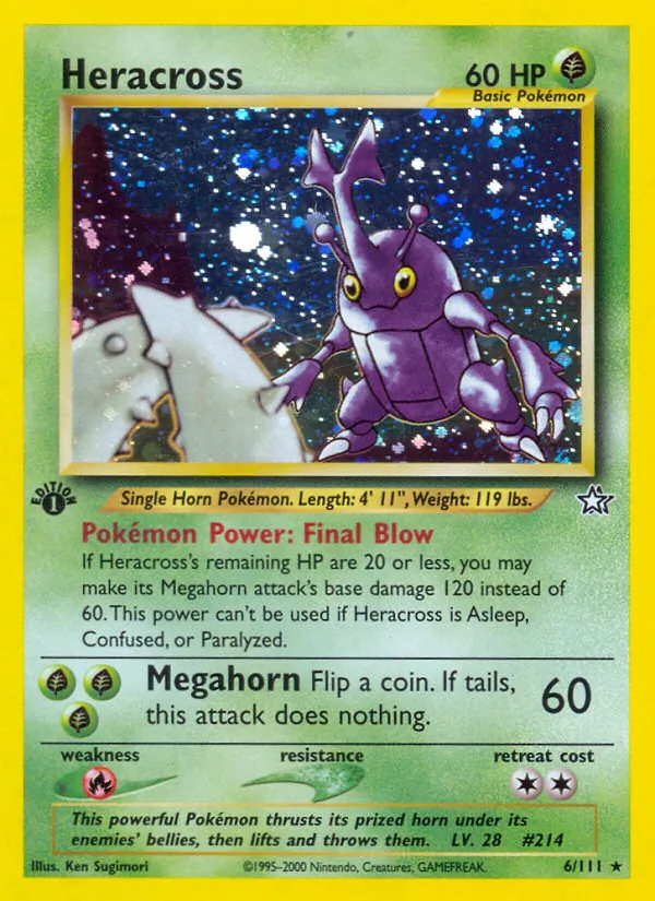 Heracross, Neo Genesis No. 6