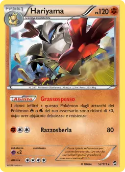 Hariyama, Colpi Furiosi Nº 52 Normal