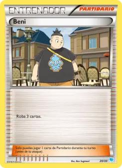 Beni, Kit de Entrenador XY (Suicune) Nº 20 Normal