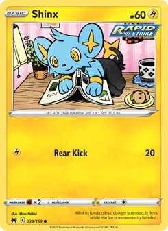 Shinx, Crown Zenith No. 039 Normal