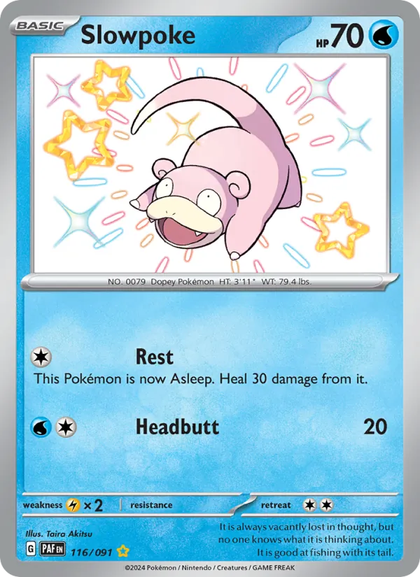 Slowpoke, Paldean Fates No. 116