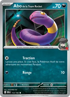Abo de la Team Rocket, Rivalités Destinées Nº 112 Normal