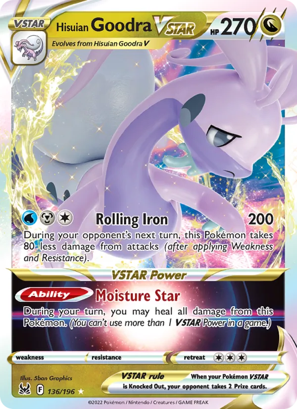 Hisuian Goodra VSTAR, Lost Origin Nº 136