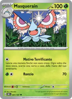 Masquerain, Ossidiana Infuocata No. 007 Normal