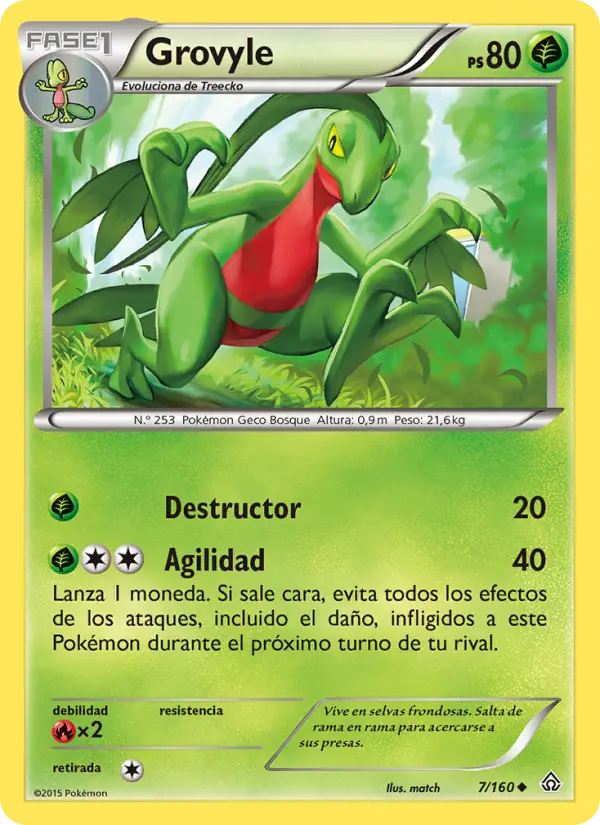Grovyle, Duelos Primigenios No. 7